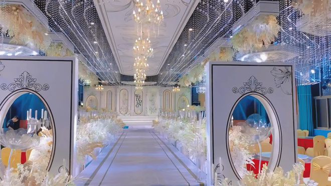 陕西宴会中心装修设计酒店大堂设计—西安东朗装饰工程(图3)