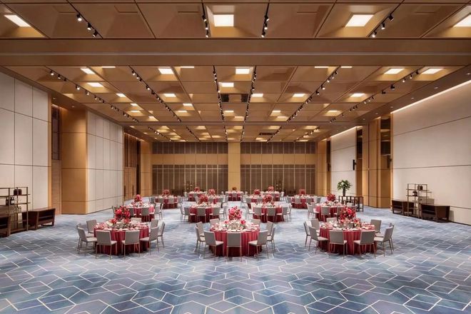 陕西宴会中心装修设计酒店大堂设计—西安东朗装饰工程(图2)