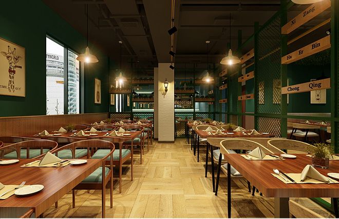 餐饮装修规划设计建议餐饮门店装修设计场所(图2)