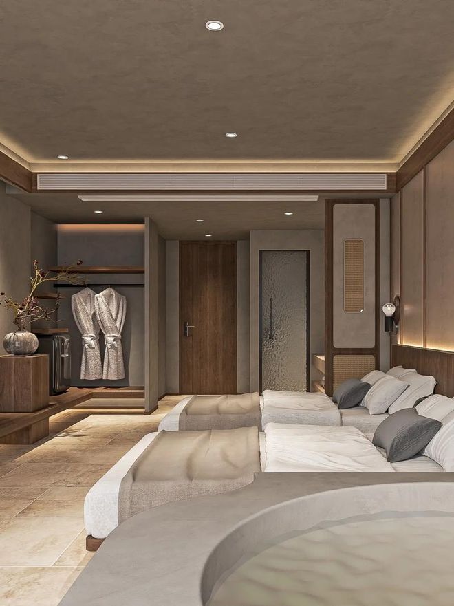 客房效果图展现精致典雅的居住空间(图2)