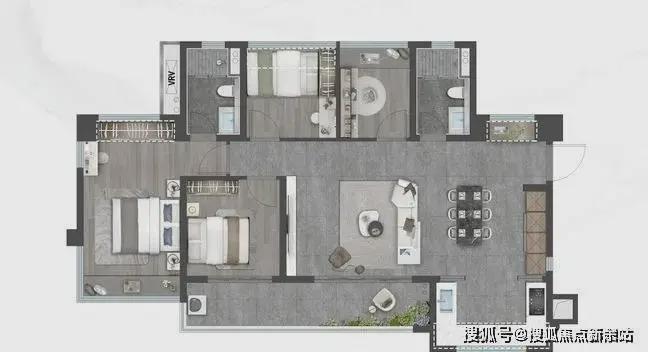 龙湖·御湖境6号线米(导航：龙湖御湖境(图14)