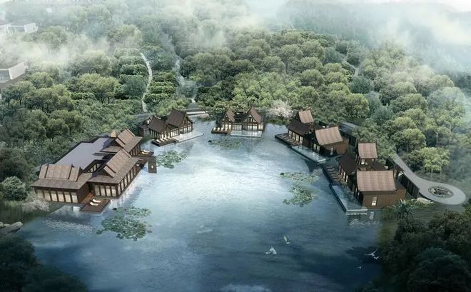 酒店景观效果图设计：打造宾至如归的庭院风情(图2)