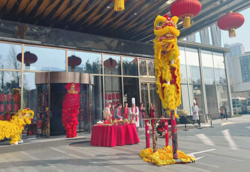 新春雅韵成都万达瑞华酒店大年初一盛启舞狮庆典(图3)