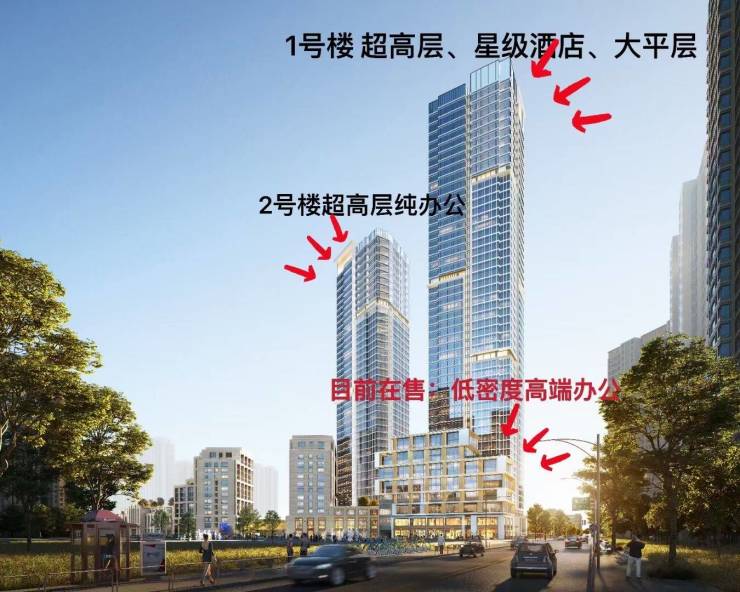 营销中心)世茂峰界多功能办公户型图商务集群开发商直销(图4)