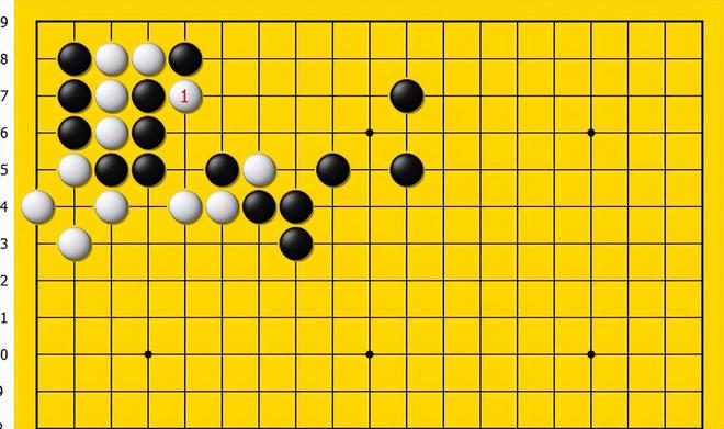 白棋断是妙手利用黑棋棋形的缺陷是白棋收官获得更大空的要点(图3)