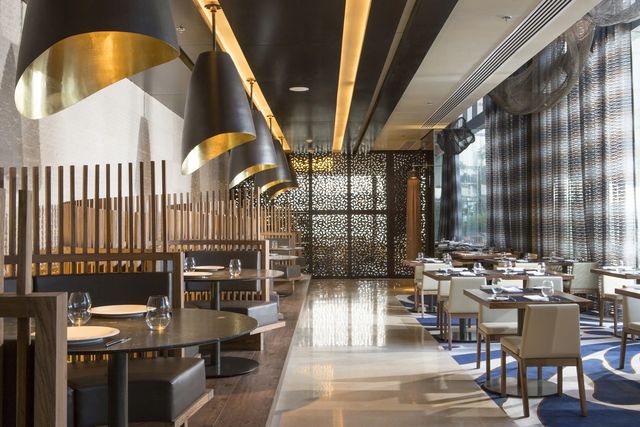 陕西餐饮酒店装修施工西安酒店餐饮装修咸阳餐厅设计(图1)