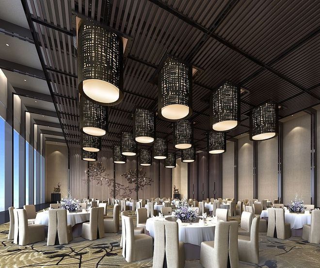 奢华盛宴地：酒店宴会厅装修效果图精选(图2)