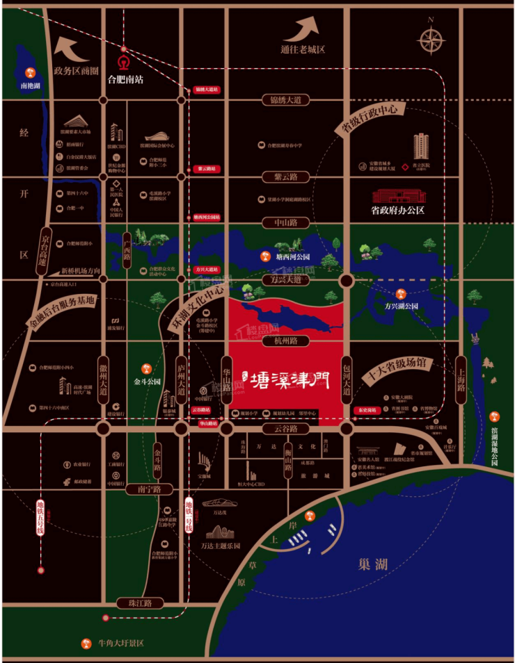 文一塘溪津门项目-售楼部底价优惠-买房返佣(图1)
