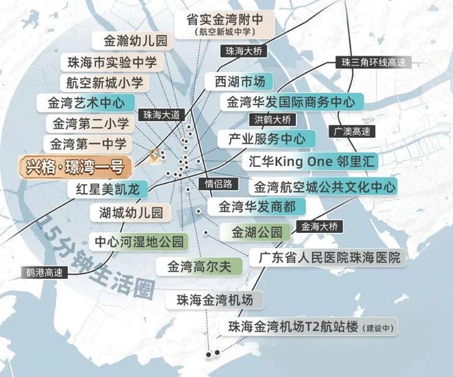 兴格璟湾一号售楼处发布：入住珠海航空新城享国际配套商圈(图8)
