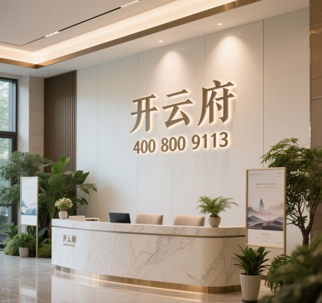 聚焦开云府售楼处发布：开云府以匠心铸就经典!(图1)