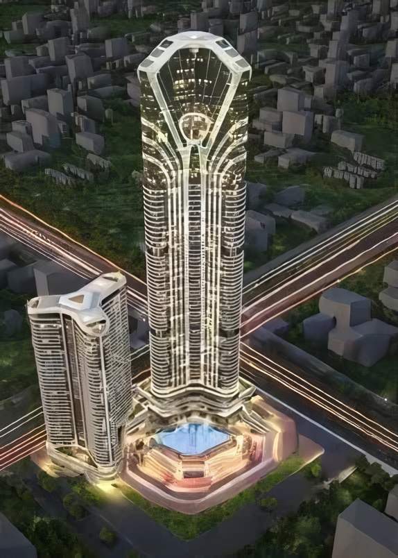 388米！越南海防市第一高楼设计方案曝光(图2)