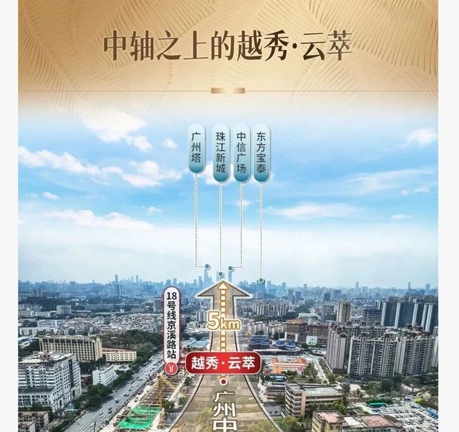 ⚡百度热搜@越秀·云萃售楼处发布：千万级入主城央正当时(图1)